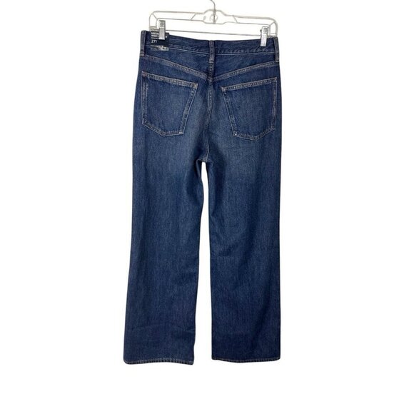 J. Crew Vintage Wide Leg 27 Tall Button Fly Blue NWT - Picture 3 of 13